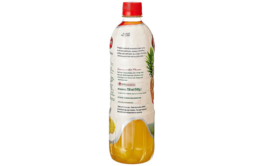 Mapro Pineapple Crush    Plastic Bottle  750 millilitre